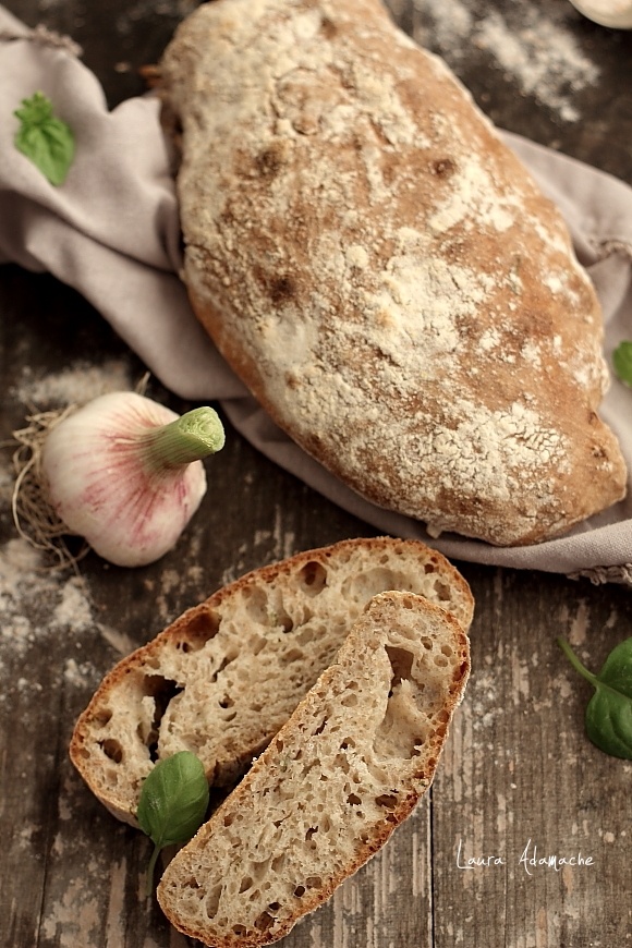 Paine Ciabatta Semi Integrala Retete Culinare Laura Adamache